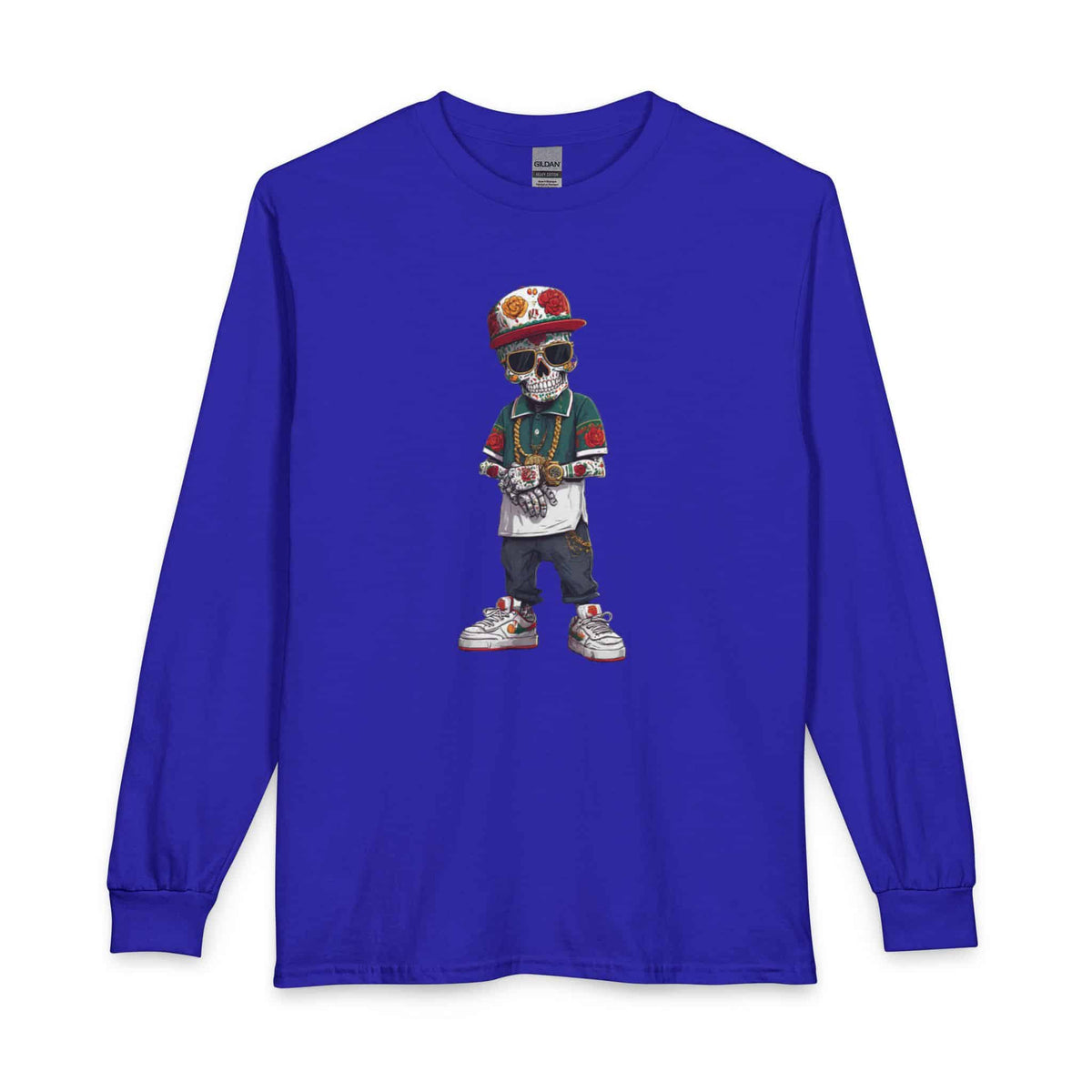 Skull Luxury Long Sleeve T-Shirt image
