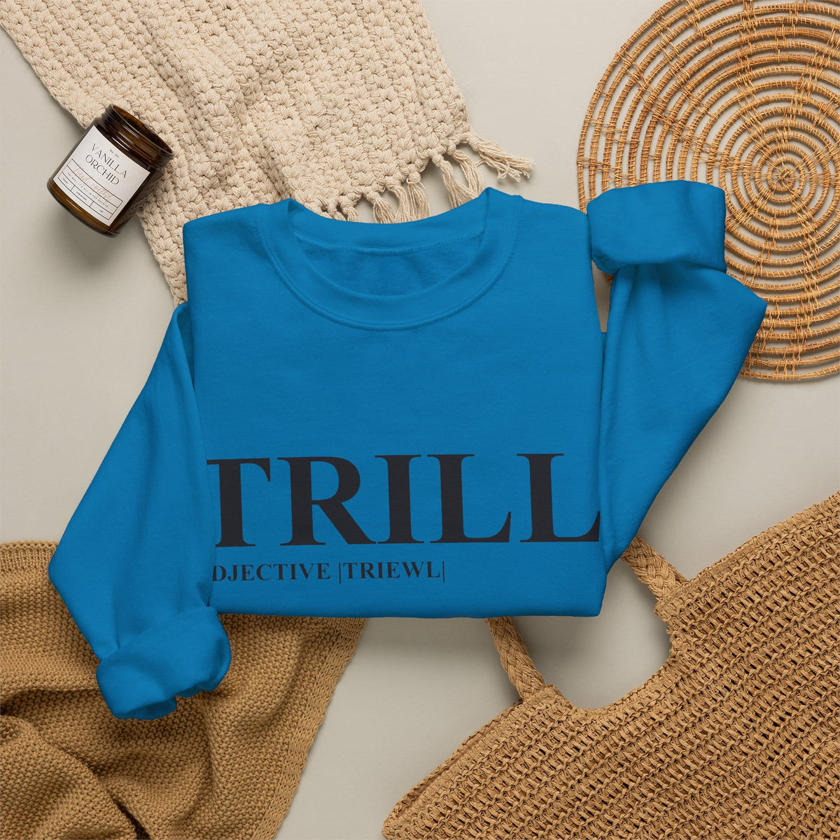 Trill Definition Crewneck Sweatshirt image 47