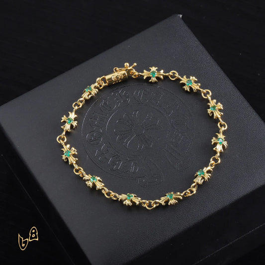 CH Cross Flower Bracelet - CH0067 image 0
