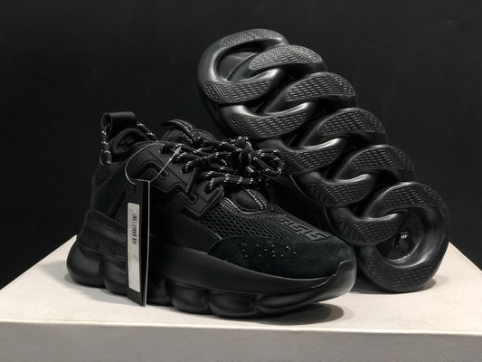 Chain Reaction Full Black Shoes Sneakers - ve0000051 image 2