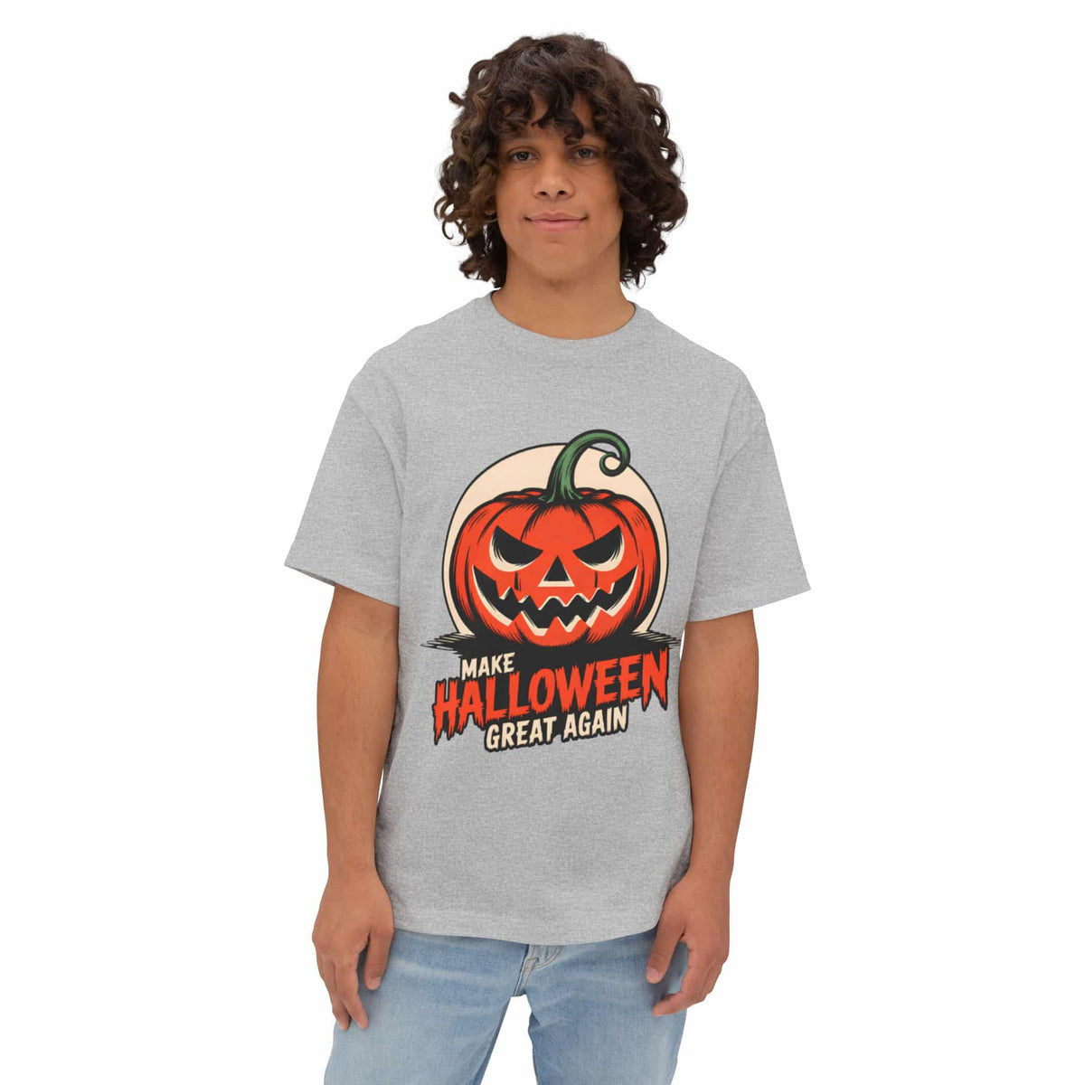 Make Halloween Great Again Unisex Oversized Boxy Tee image 50
