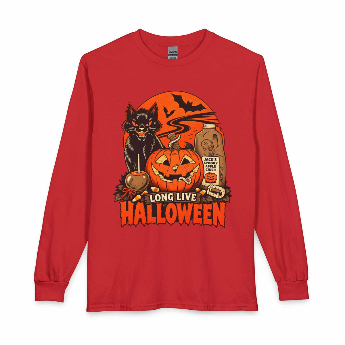 Midnight Cat Long Sleeve T-Shirt image 12
