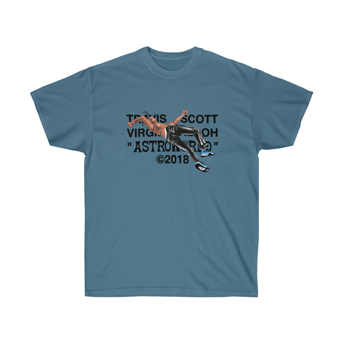 Travis Scott Virgil Abloh Astroworld Men T-Shirt image 8