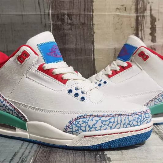 AJ 3 Retro 'Play Your Way'/'Chalk & Track Red' Shoes Sneakers – nk0005488 image 2