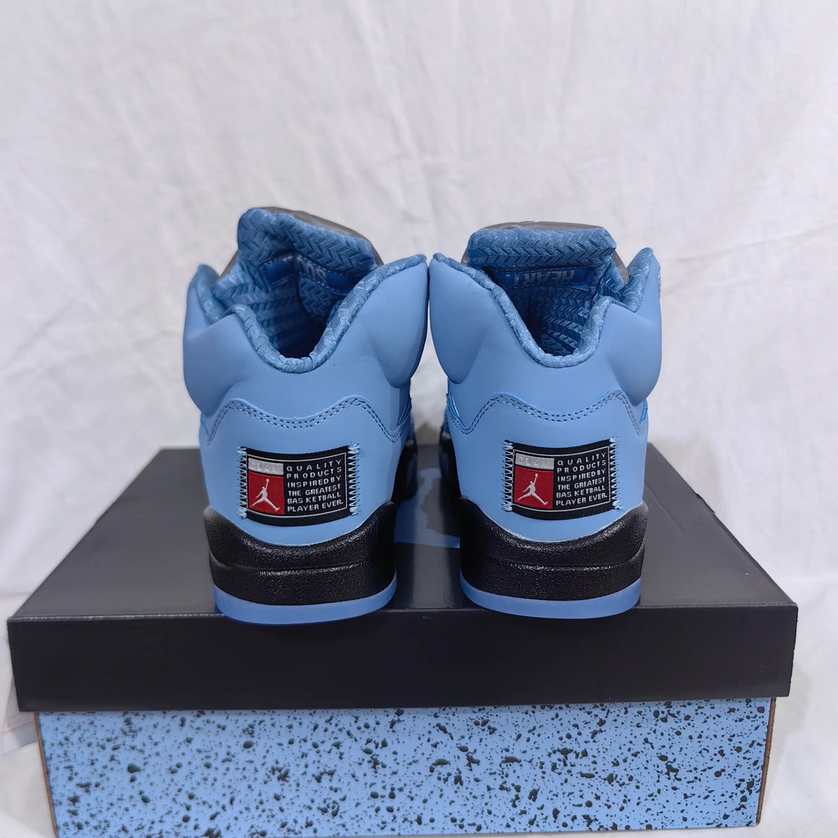AJ 5 UNC University Blue Shoes Sneakers - nk0002350 image 11