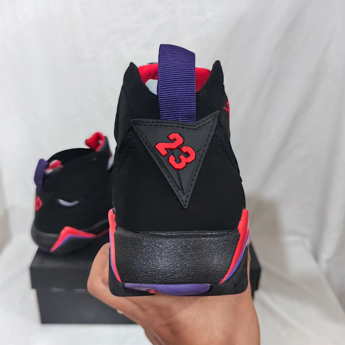 AJ 7 Retro "Raptor/ Charcoal" Shoes Sneakers - nk0005258 image 16