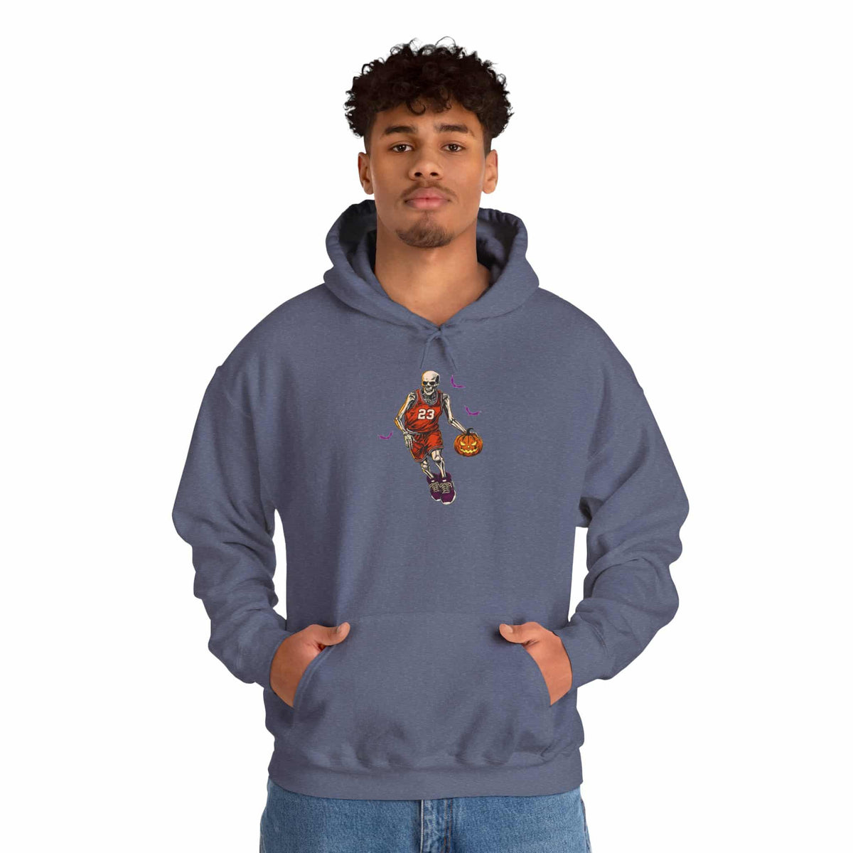 Halloween Basketball Hooded Sweatshirt image 85