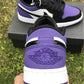 AJ 1 Low Court Purple (GS) Shoes Sneakers - nk0000731 image 6