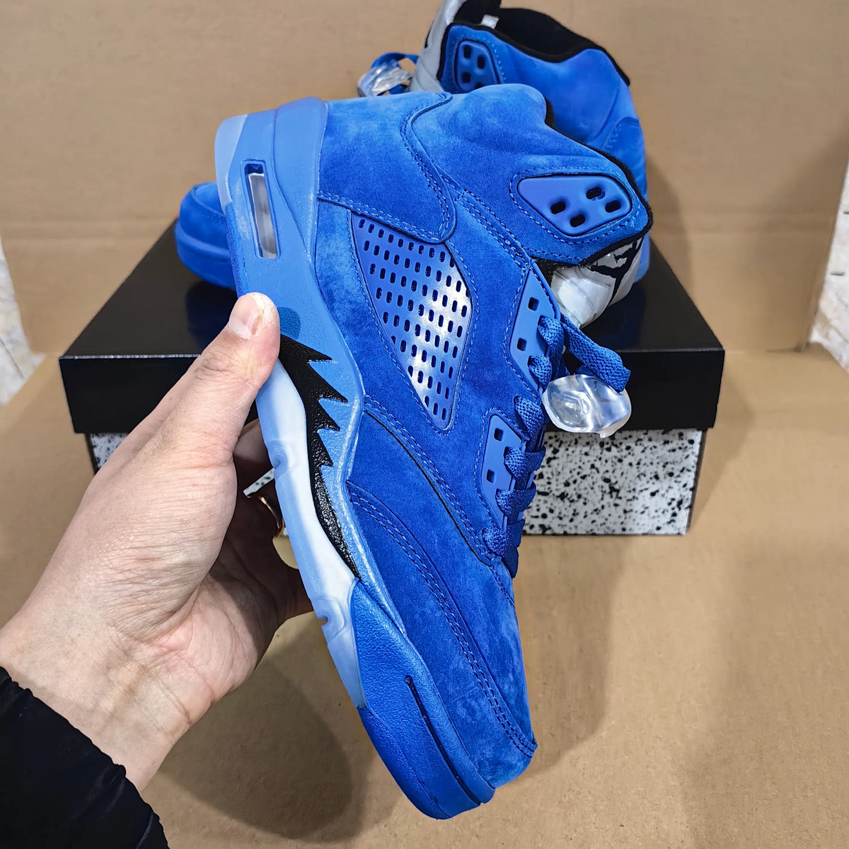 AJ 5 'Royal Blue' Shoes Sneakers - nk0004922 image 9