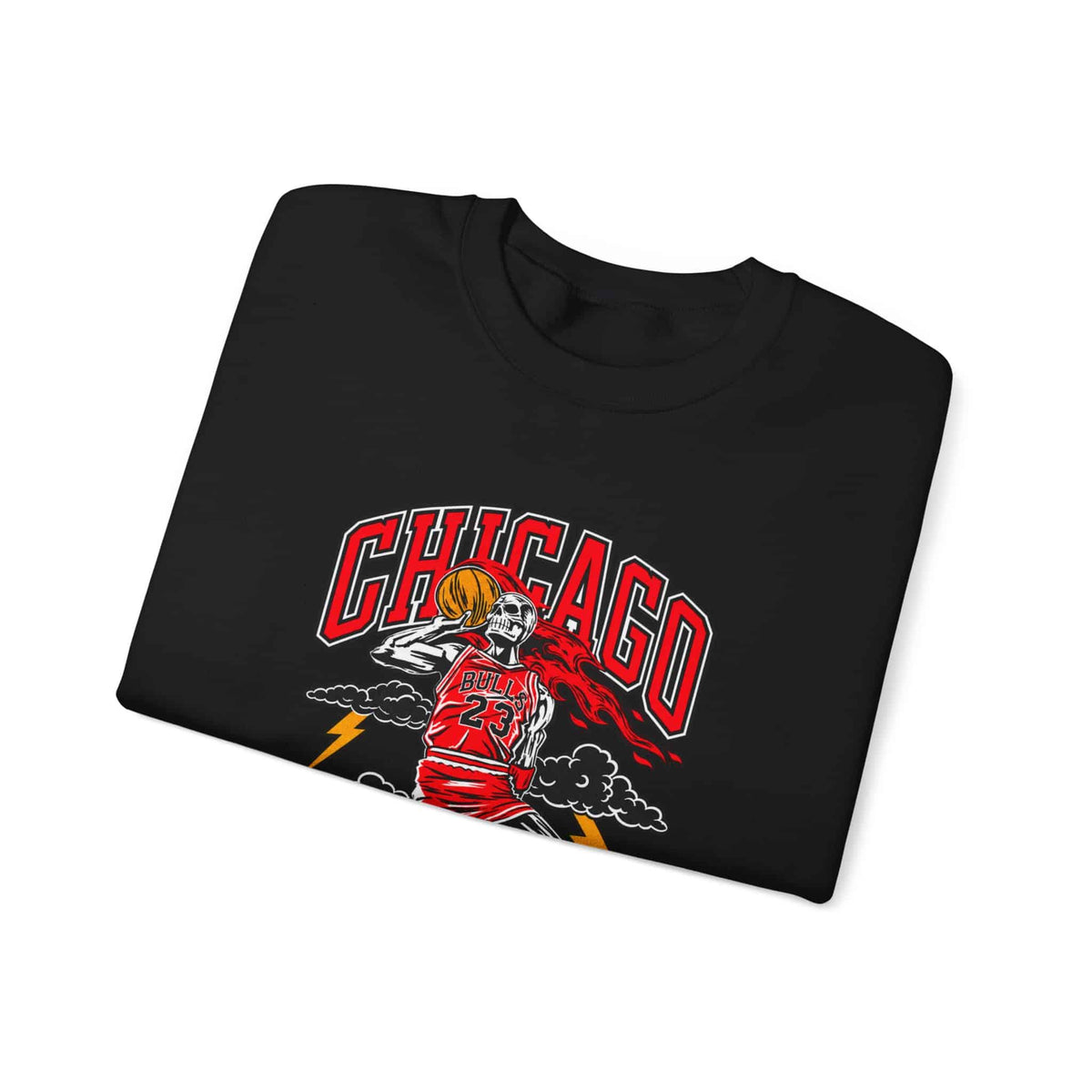 Graphic Print Crewneck Sweatshirt - POD0038 image 2