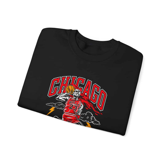 Graphic Print Crewneck Sweatshirt - POD0038 image 2