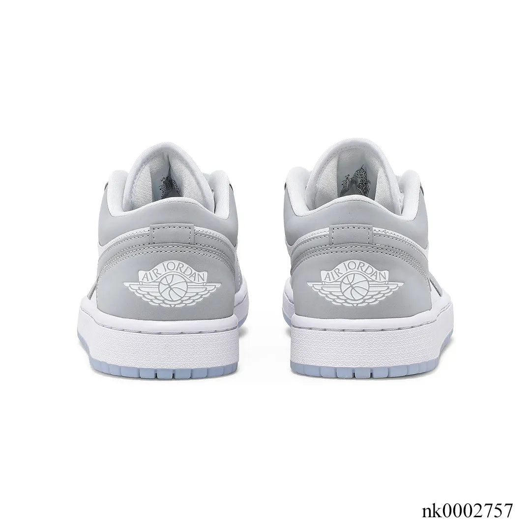 AJ 1 Low White Wolf Grey Shoes Sneakers - nk0002757 image 3