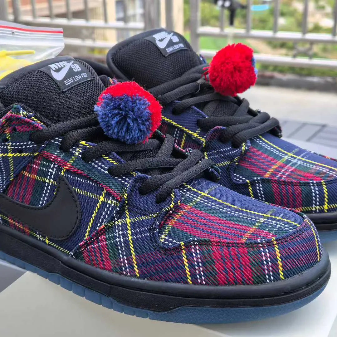 Nardwuar x Dunk Low SB Pro Tartan Shoes Sneakers - nk0004674 image 4