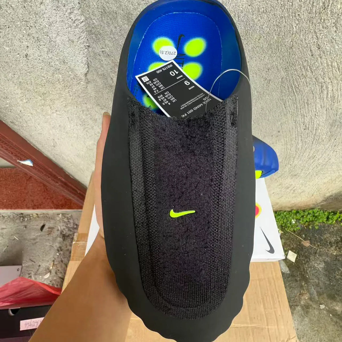 Mind 001 Flyknit "Hyper Royal" Shoes Sneakers - nk0005266 image 5