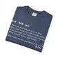 Beef Definition Unisex Garment-Dyed T-shirt image 46
