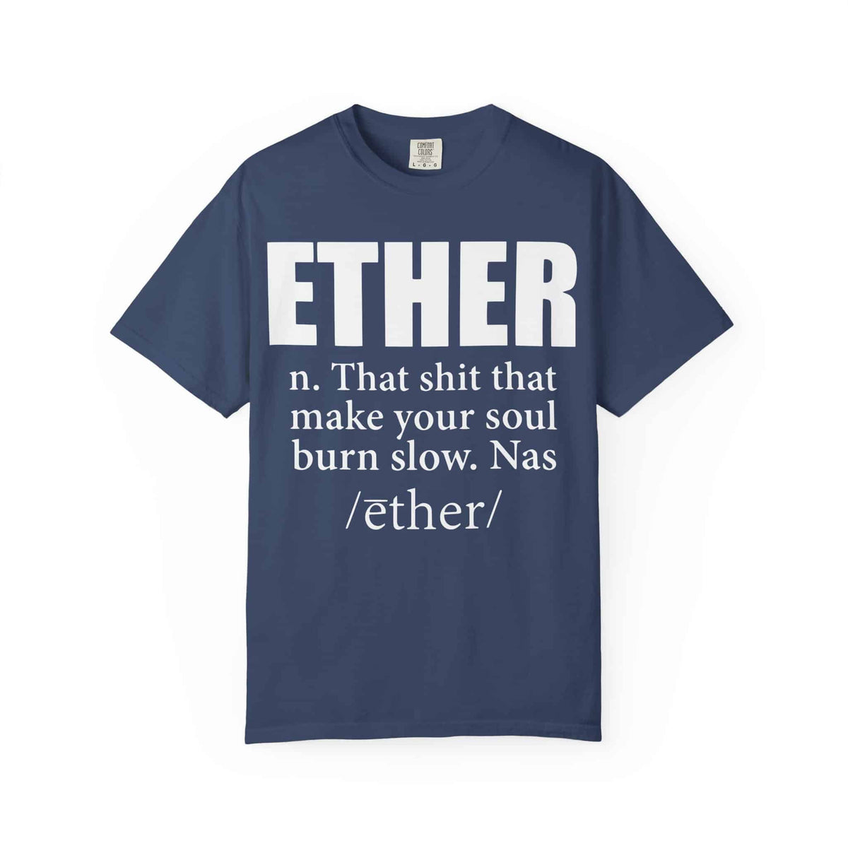 Ether Unisex Garment-Dyed T-shirt image