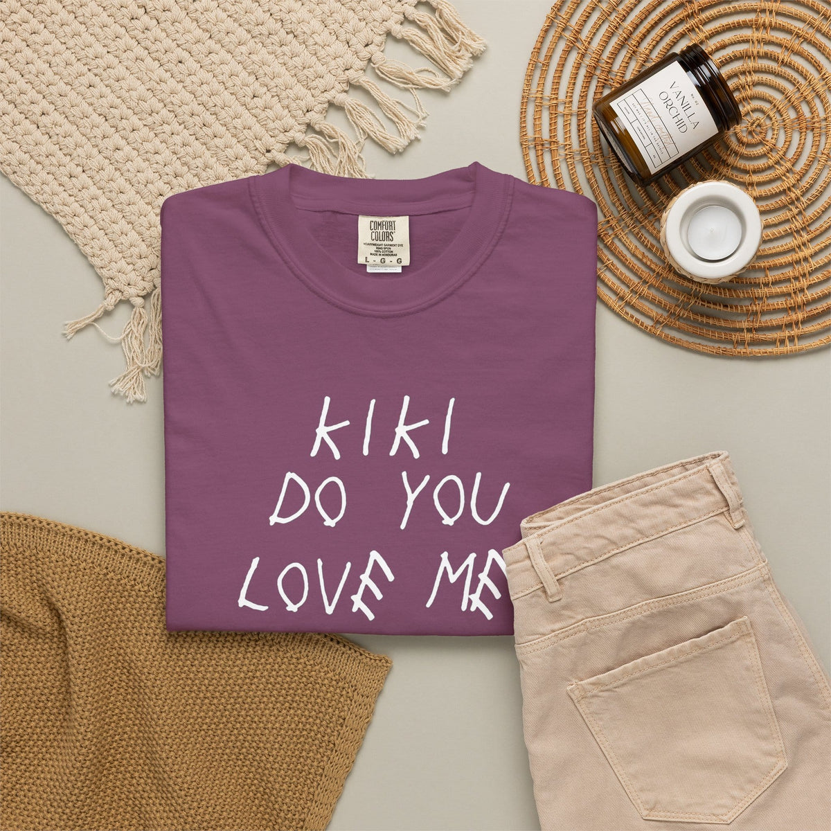 Kiki Loves Me Unisex Garment-Dyed T-shirt image 59