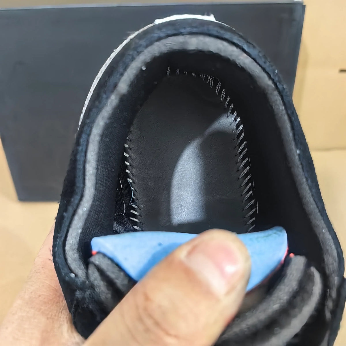 AJ 1 Low Craft Inside Out Black Shoes Sneakers - nk0003696 image 13