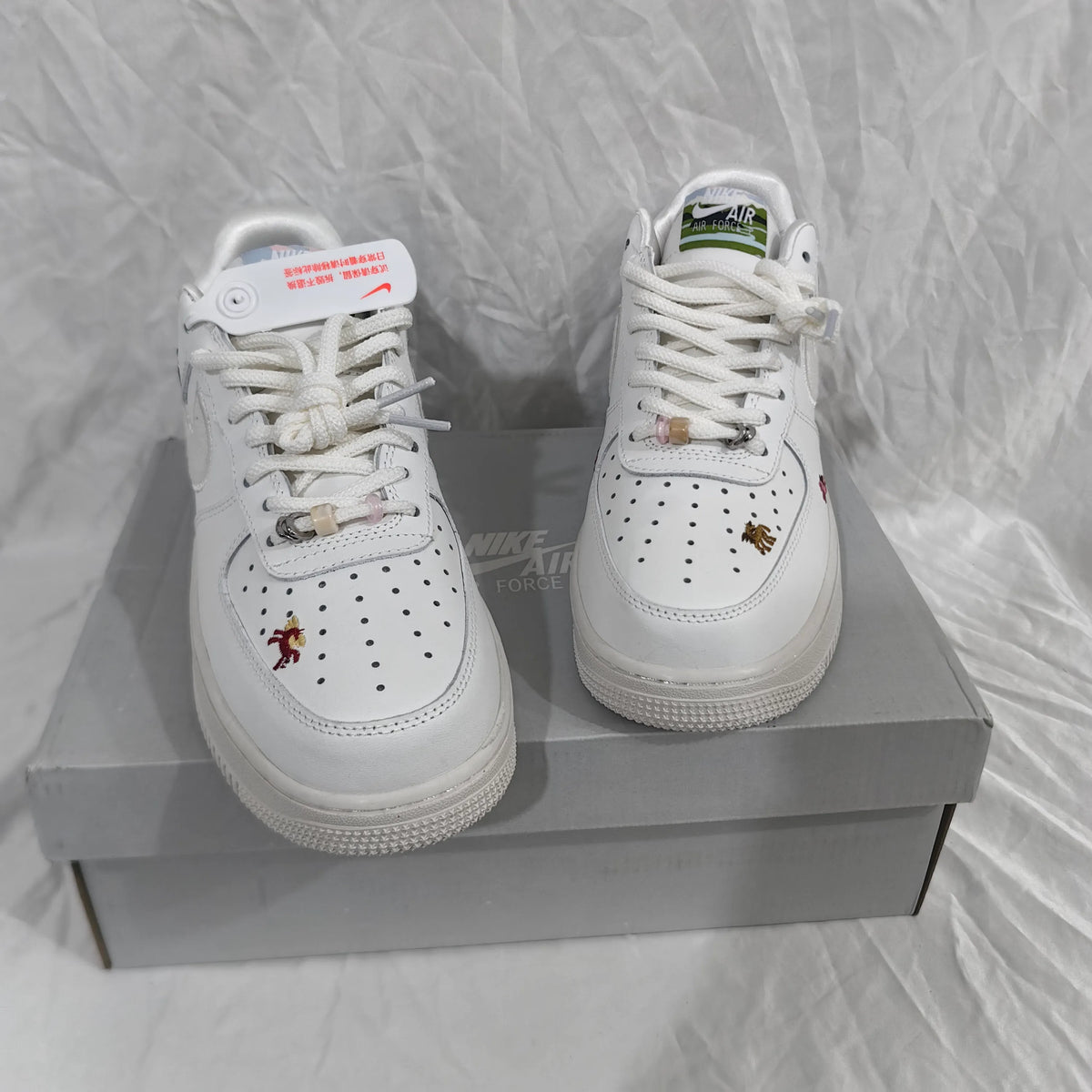 Air Force 1 Chenille Swoosh Year Of The Horse Shoes Sneakers - nk0004808 image 14