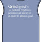 Grind Definition Unisex Garment-Dyed Muscle Tee image