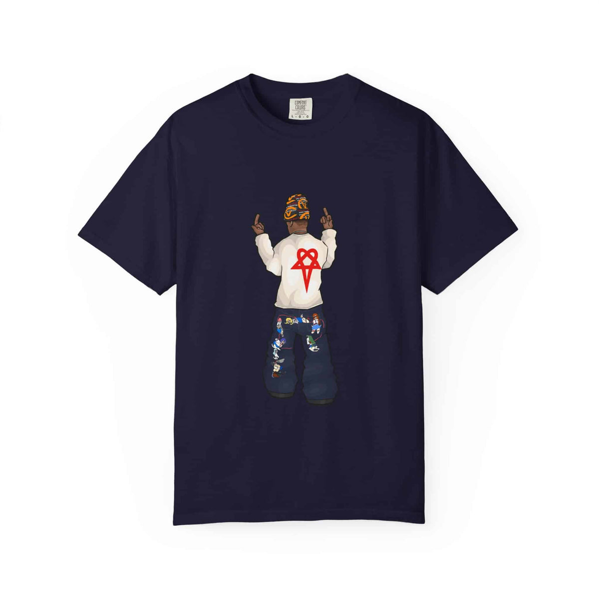 Rebel Attitude Unisex Garment-Dyed T-shirt image 77