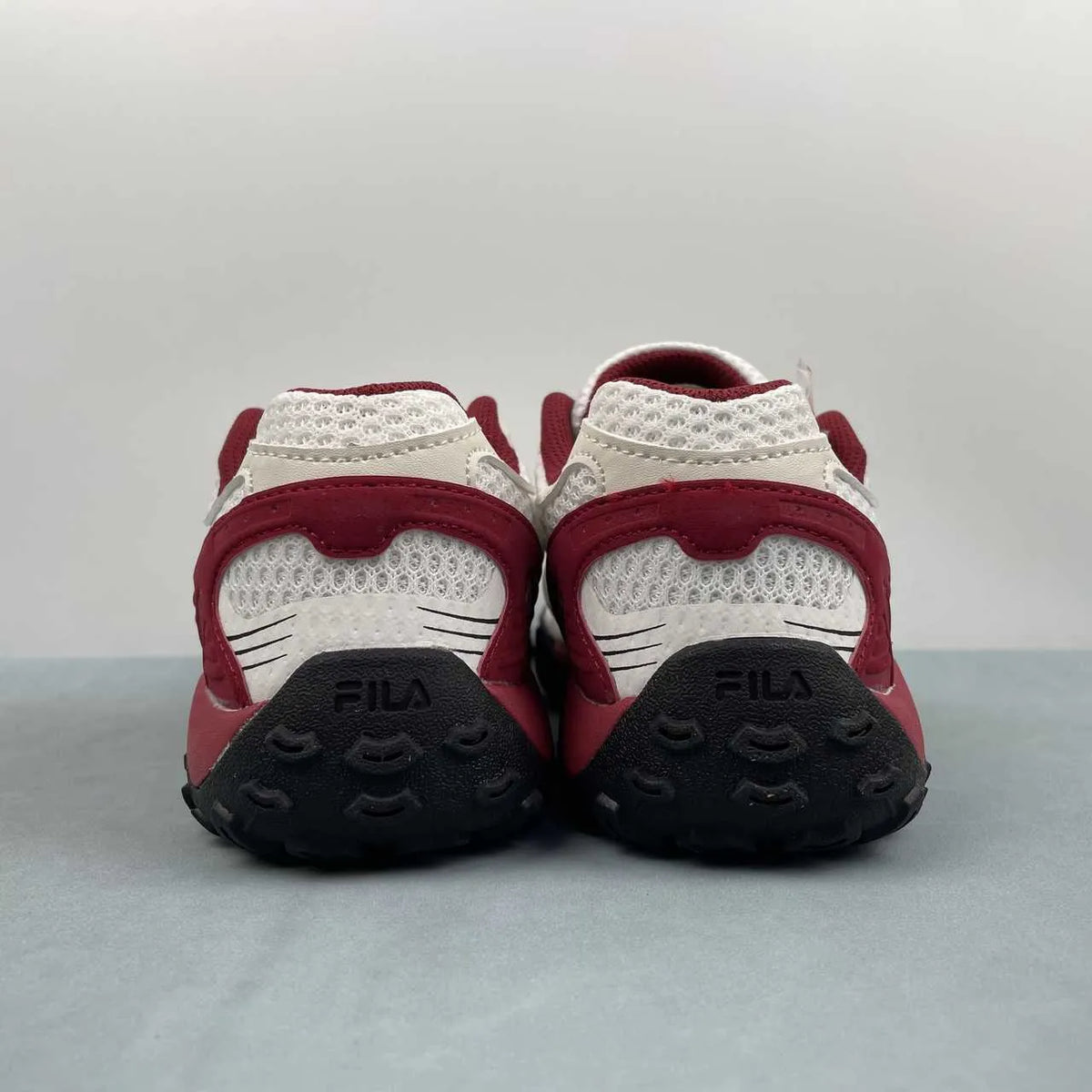 FL Echappe 2 White and Wine-Red Shoes Sneakers - nk0005392 image 16