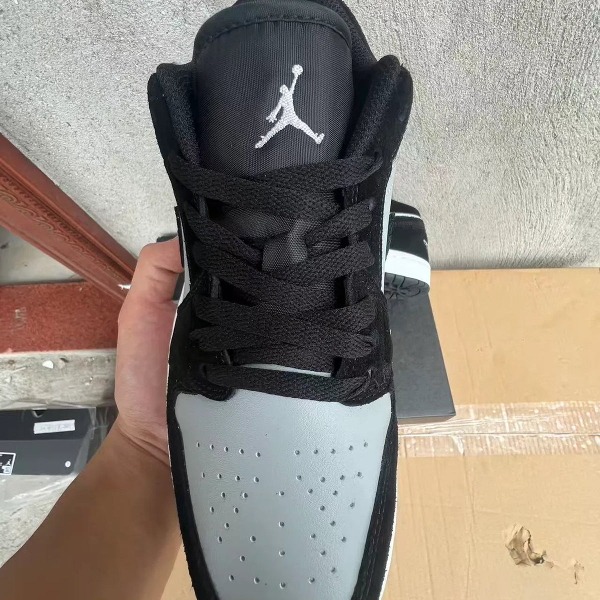 AJ 1 Low Smoke Grey V3 Shoes Sneakers – nk0005311 image 8