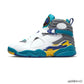 AJ 8 White Aqua Shoes Sneakers - nk0004142 image 1