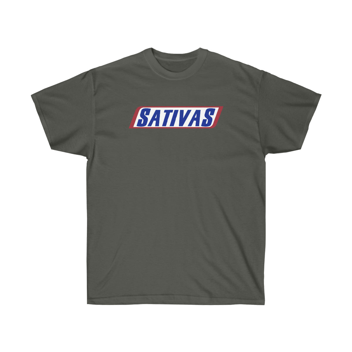 Sativas Color Men T-Shirt - Charcoal, 2XL image