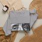 Graphic Print Crewneck Sweatshirt - POD0039 image 23