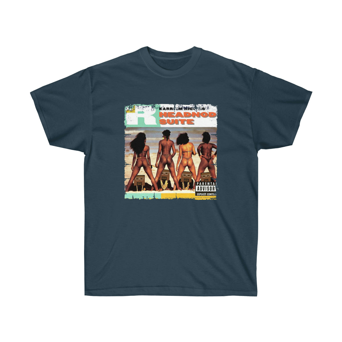 Rap Live Crew Men T-Shirt - Blue Dusk, S image