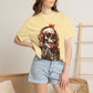 Neon Skull DJ Unisex Garment-Dyed T-shirt image 38