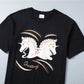 BUR Two Horses T-Shirt in Black - 388 - bbr0000388 image 3