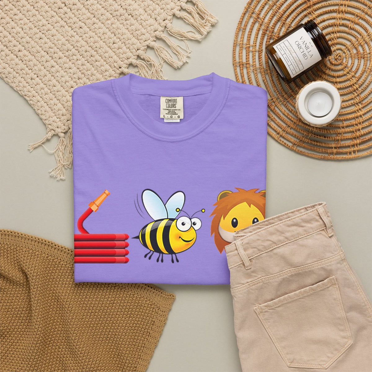 Bee Unisex Garment-Dyed T-shirt image 55