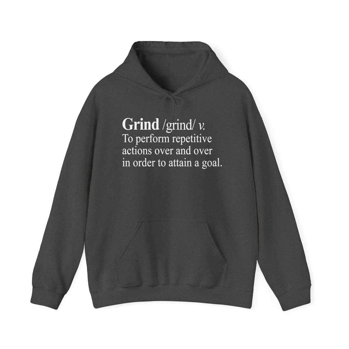 Grind Definition Unisex Heavy Blend™ Hooded Sweatshirt - 3XL, Dark Heather image