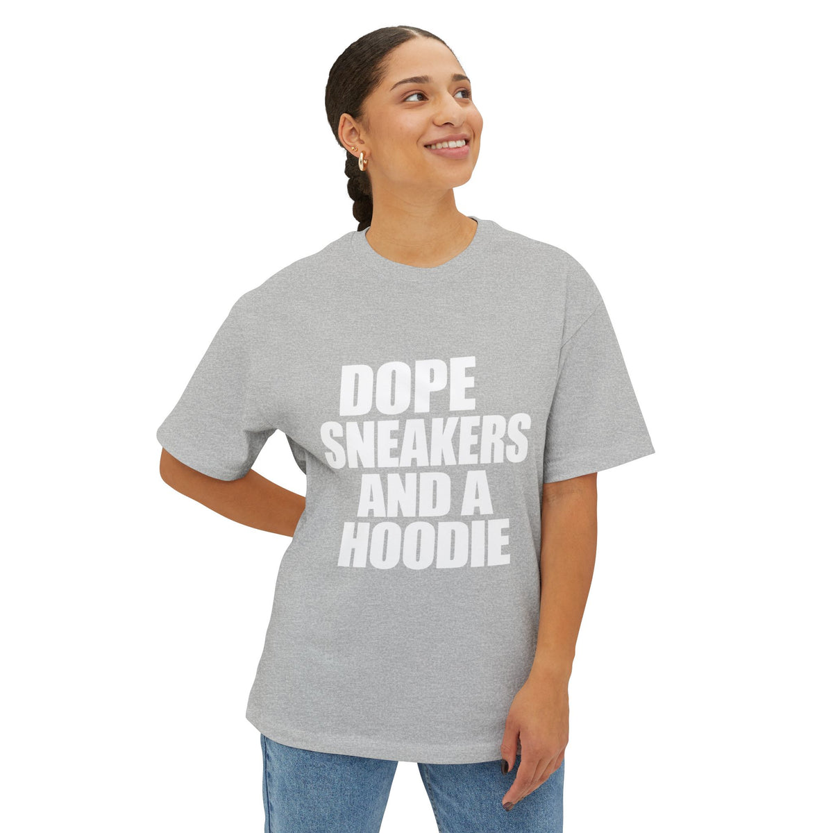 Graphic Print Unisex Oversized Boxy Tee - POD0036 image 27