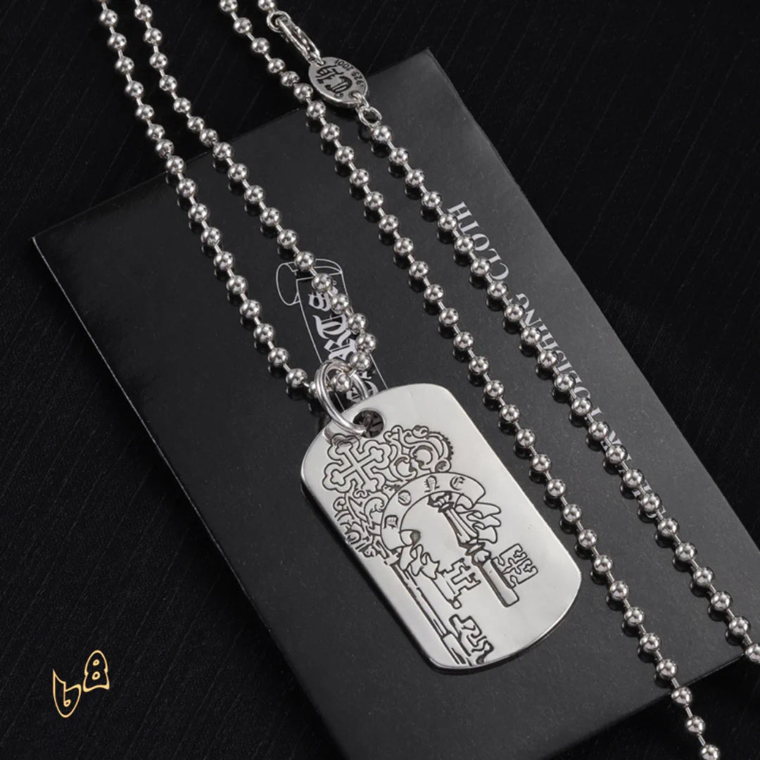 CH Dog Tag Necklace - CH0020 image 1