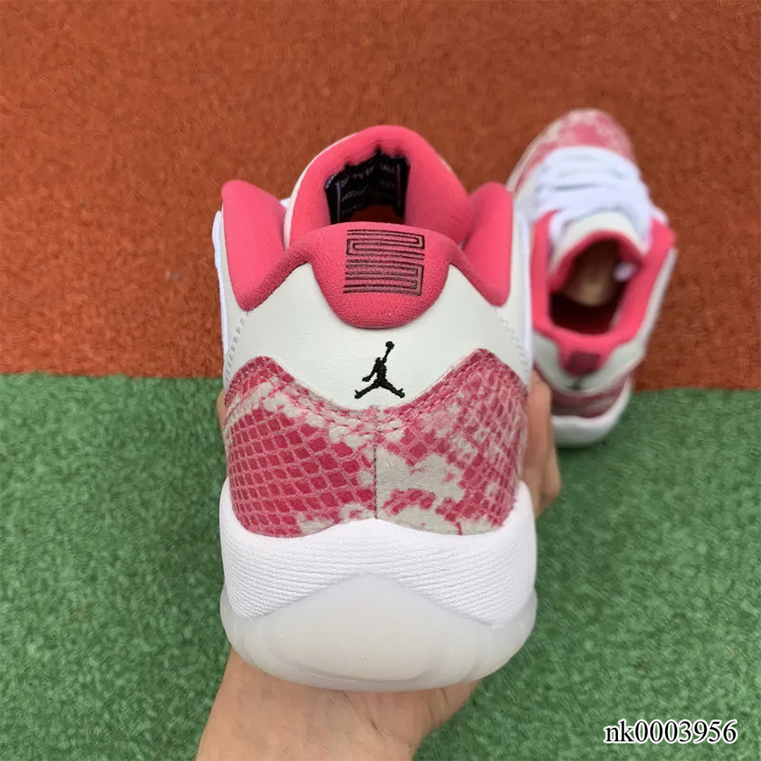 AJ 11 Low Pink Snakeskin Shoes Sneakers - nk0003956 image 7