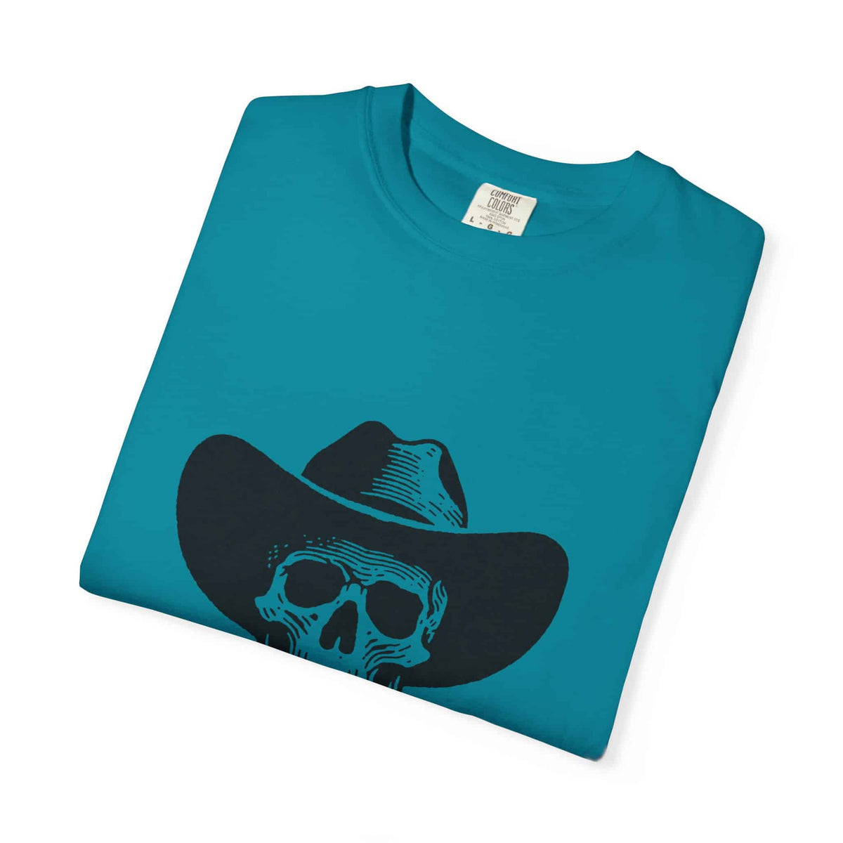 Outlaw Skull Unisex Garment-Dyed T-shirt image 107
