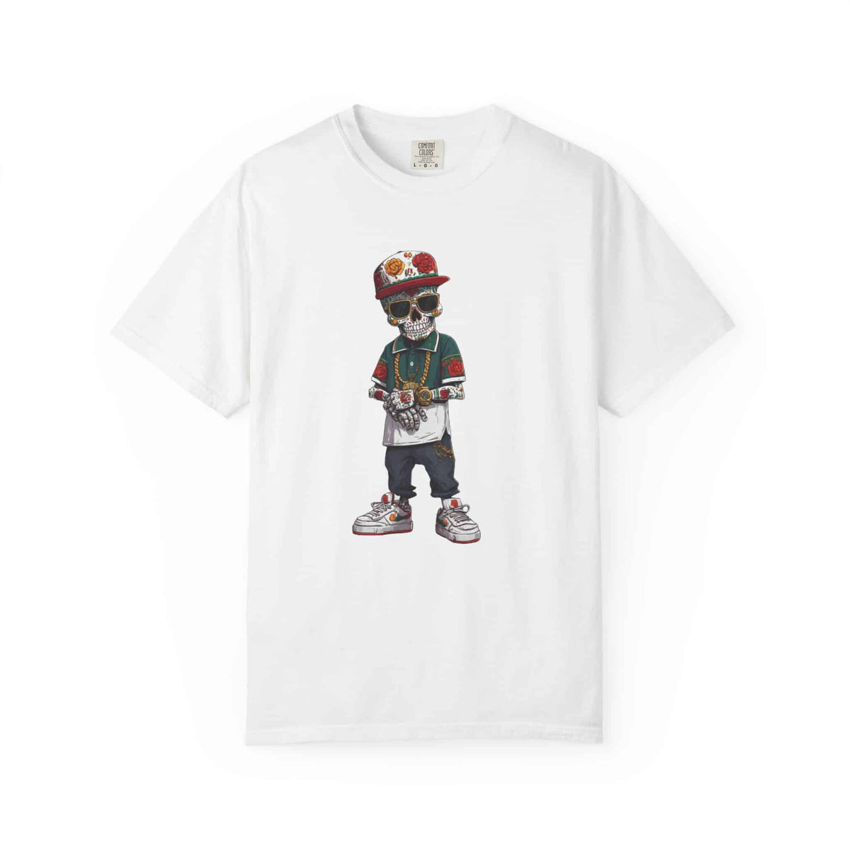 Skull Luxury Unisex Garment-Dyed T-shirt image 84
