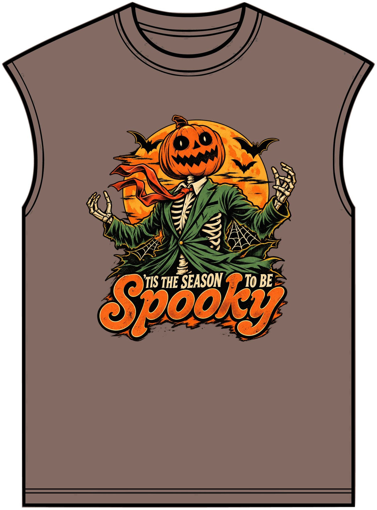 Spooky Season Unisex Garment-Dyed Muscle Tee image 8