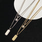 McQueen Logo Plaque Chain Necklace - MC0008 image 2