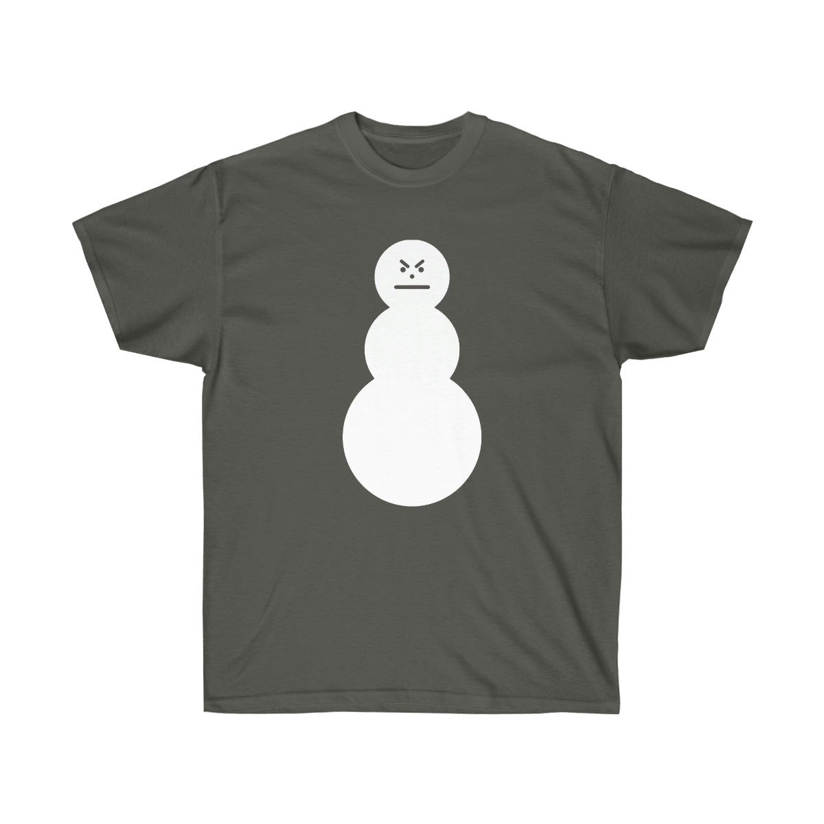 Jeezy Snowman Men T-Shirt - Charcoal, S image