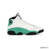 AJ 13 Retro White Lucky Green Shoes Sneakers - nk0001671 image 0