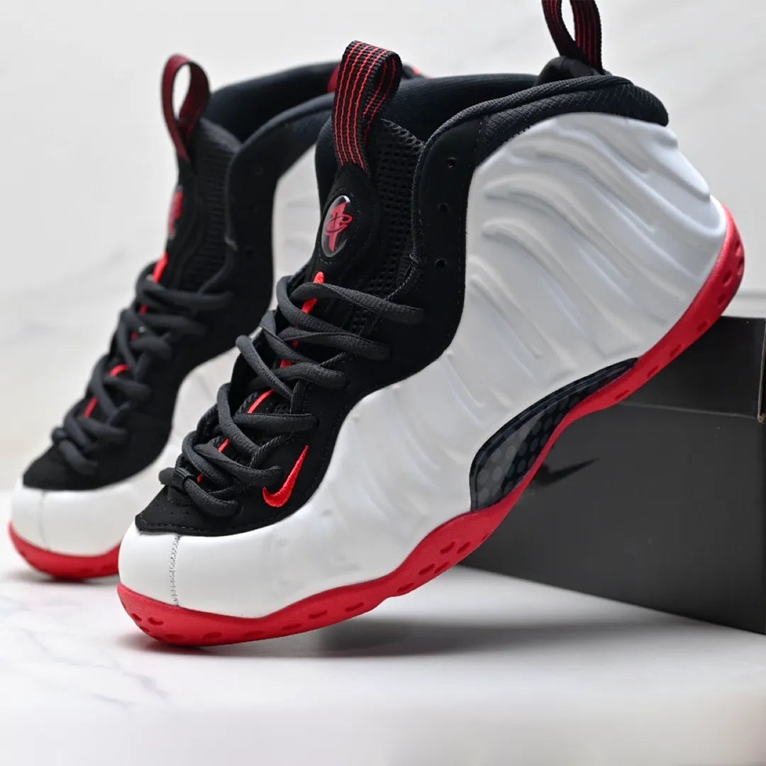 Air Foamposite One Red White Black Shoes Sneakers – nk0004546 image 9