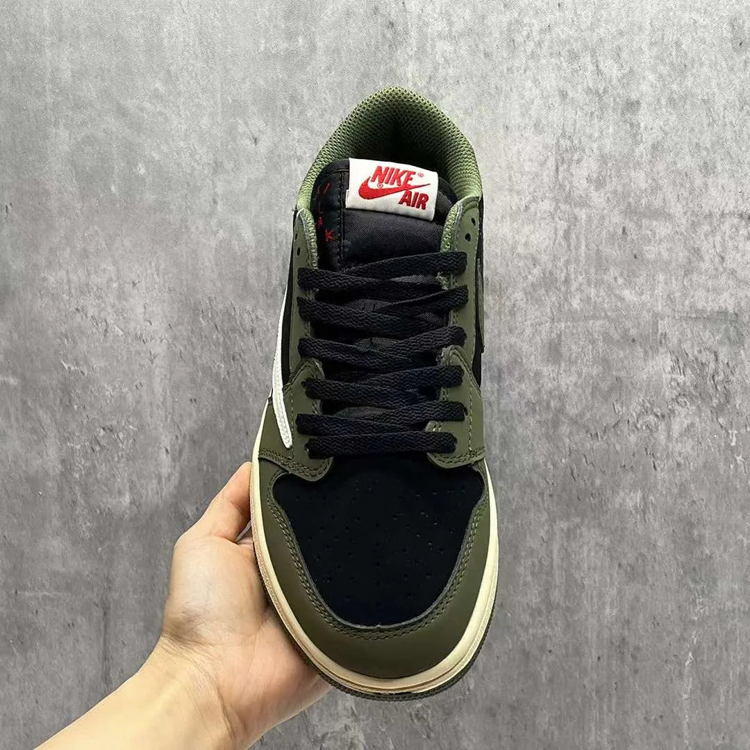 Travis Scott x AJ 1 Low OG Black Olive Shoes Sneakers – nk0003548 image 5
