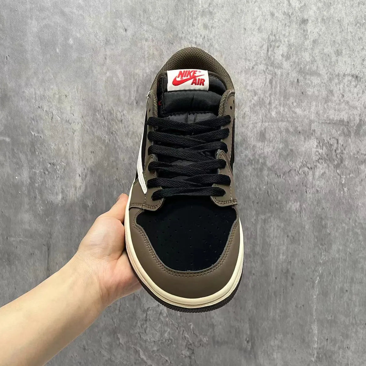 Travis Scott x AJ 1 Low OG Dark Mocha Shoes Sneakers - nk0000012 image 11