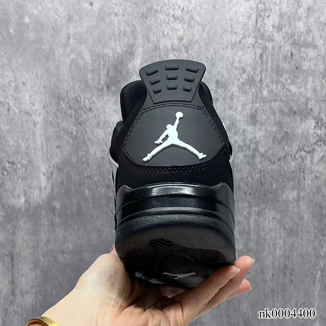 AJ 4 Black Chrome Shoes Sneakers – nk0004400 image 6