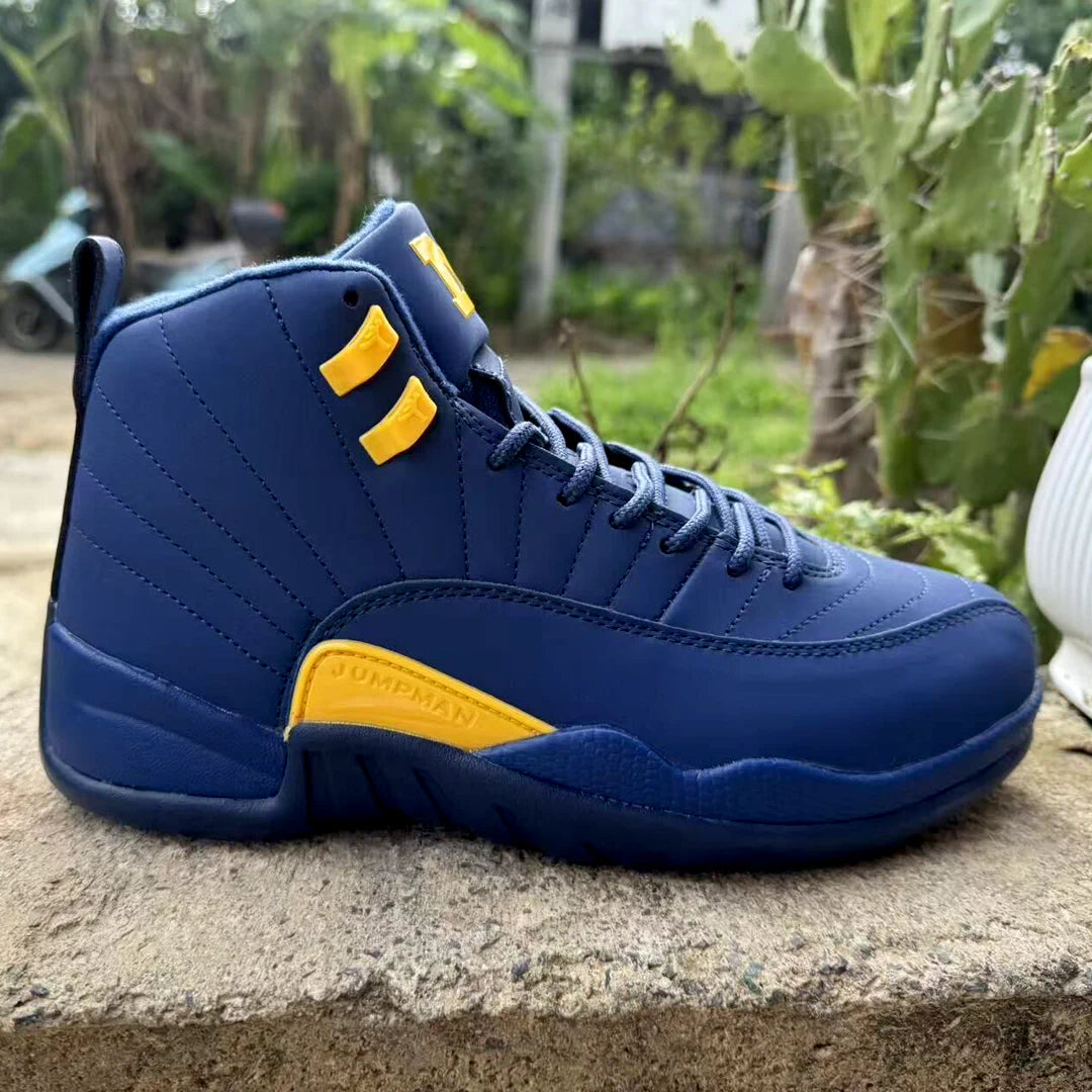 AJ 12 Retro Michigan Shoes Sneakers - nk0000633 image 4