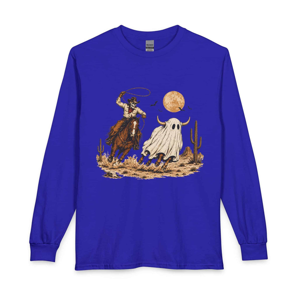 Halloween Cowboy Long Sleeve T-Shirt image